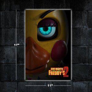 Five Nights at Freddy's 2 movie poster - 11x17 wall art print merch fnaf chica